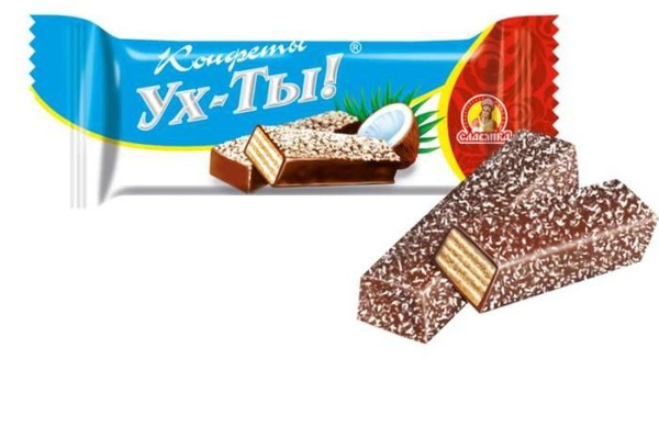 Шоколадный батончик "Ух-ты!", 24 шт по 30 г, шоубокс - купить с ...