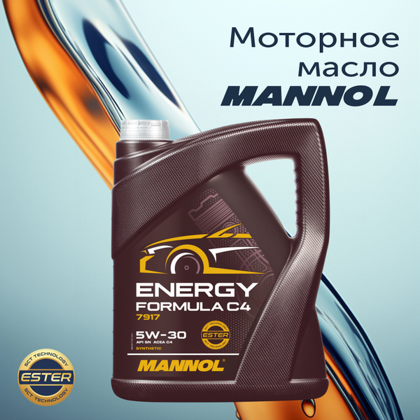 Масло моторное MANNOL 5W-30 Синтетическое - купить в интернет-магазине ...