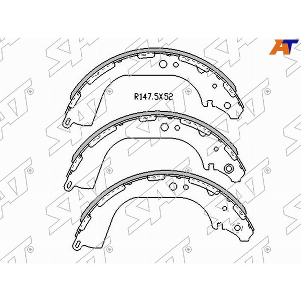 Колодки тормозные барабанные Nissan Pathfinder 95-04 / Terrano 95-02