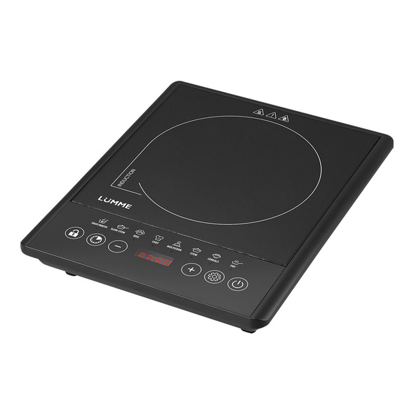 Электрическая индукционная безимпульсная плитка LUMME LU-HP3702A черный ...