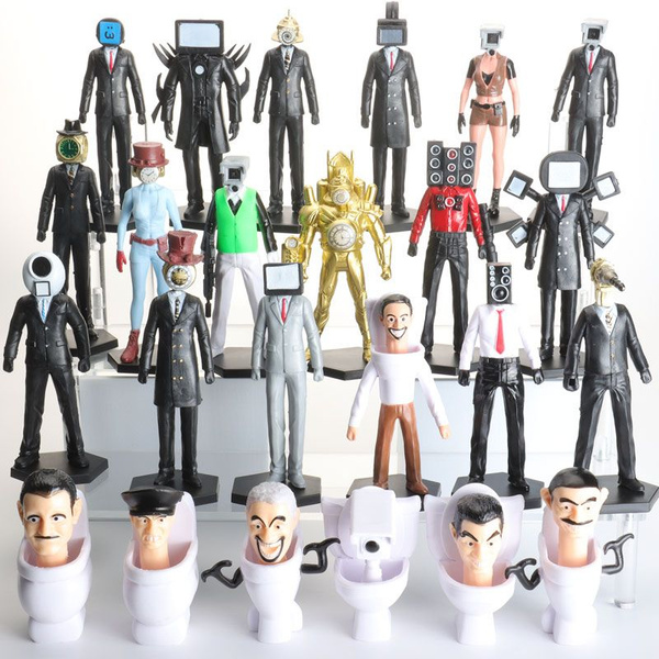 Игрушечные фигурки Человек-туалет и Человек-монитор Головоломка Titan ...