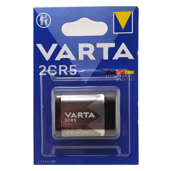 Батарейка (3шт) литиевая VARTA 2CR5 Professional Lithium 6В (бл1 ...