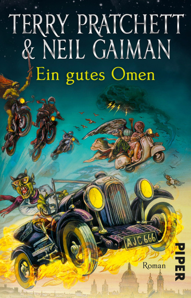 Ein gutes Omen / Благие знамения / Книга на Немецком | Gaiman Neil ...