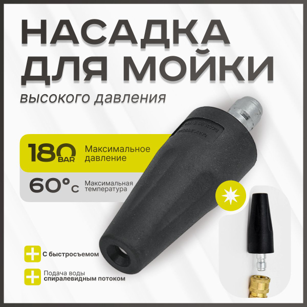 Насадка для мойки высокого давления (фреза), 2600psi - купить в ...