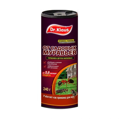 Доктор Клаус гранулы от муравьев, тараканов (240 гр) 1 шт - купить с ...