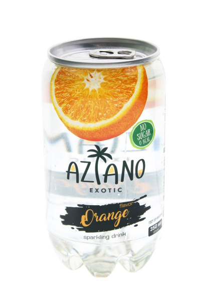 Aziano Газированный напиток, Orange, 350 мл - купить с доставкой по ...