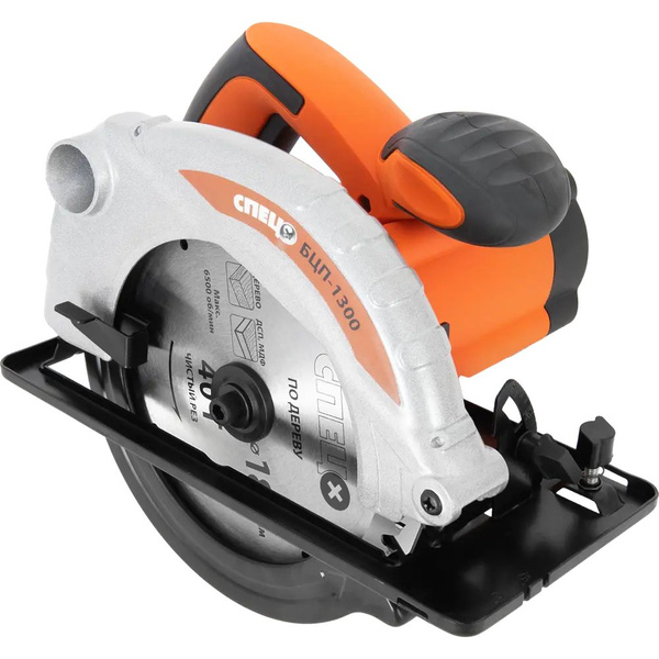 Пила циркулярная сетевая, диаметр диска 185 мм, Скорость вращения 5000 ...