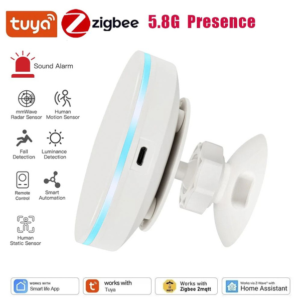 Умный датчик движения и освещенности Zigbee Tuya smartlife,5.8G ...