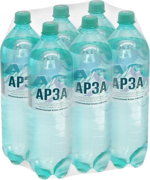 Вода Арза лечебно-столовая газированная, 1,5л х 6шт - купить с ...