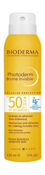 Характеристики BIODERMA Фотодерм Спрей-вуаль для лица SPF 50+, 150 мл ...
