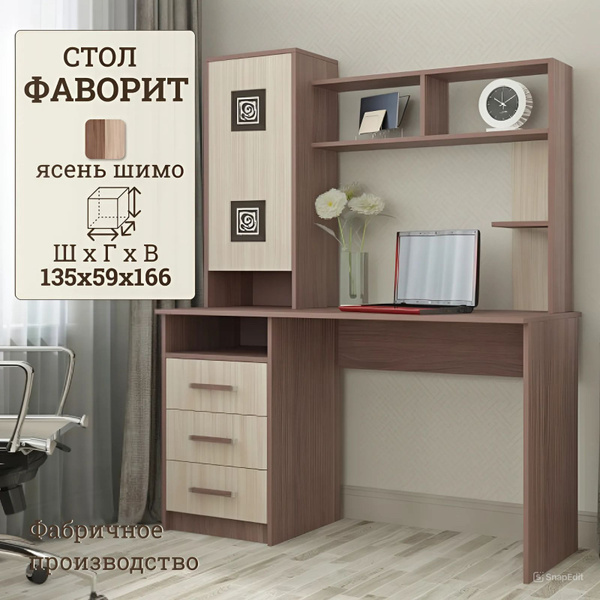 Компьютерный стол Линаура Компьютерный стол_117_Линаура_26_венге/анкор ...