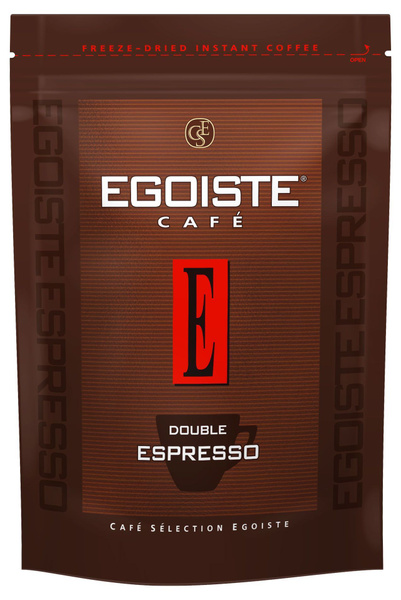 Эгоист кофе растворимый сублимированный, Egoiste Double Espresso, 70г ...