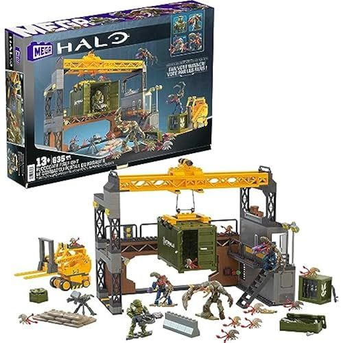 MEGA Halo - конструктор с погрузчиком и краном - купить с доставкой по ...
