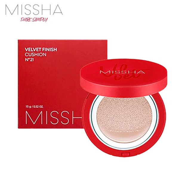 Тональный крем кушон,MISSHA Velvet Finish Cushion (SPF50+ / PA+++) 15г ...
