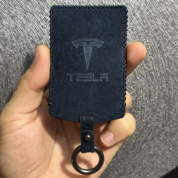 Чехол для ключ карточка Tesla Model Y Итальянская Алькантара / Ключ ...