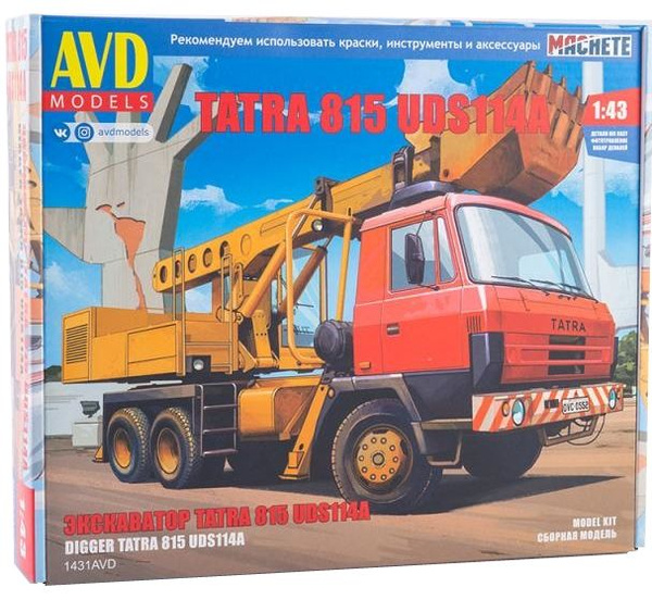 Сборная модель экскаватора TATRA 815 UDS114A (1/43) - купить с ...