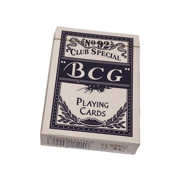 Карты для покера BCG, синяя рубашка - купить с доставкой по выгодным ...