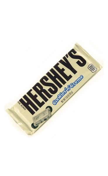 Hershey’s белый шоколад с печеньем, в упаковке 9 шт по 30 гр. - купить ...