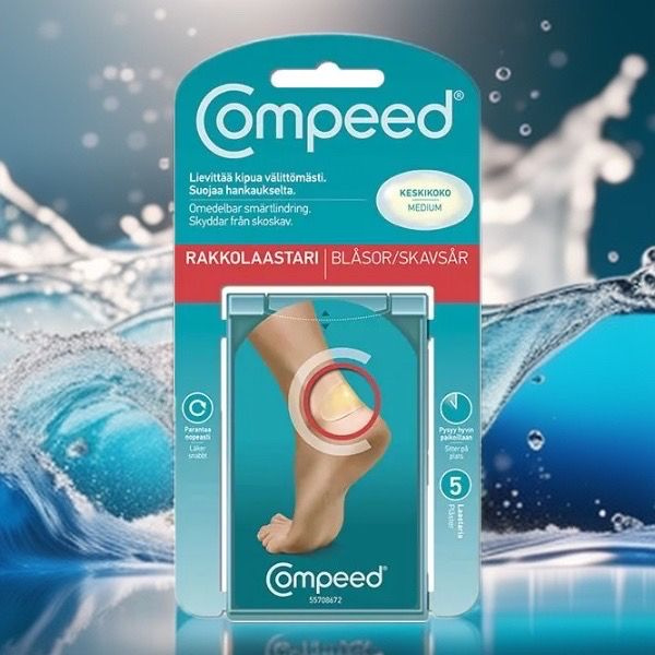 Пластырь Компид Compeed от влажных мозолей на ногах, средний, 5 шт ...