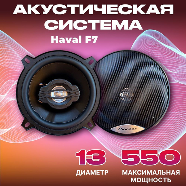 Характеристики Динамики автомобильные Haval F7 (Хавал Ф7) / 2 колонки ...