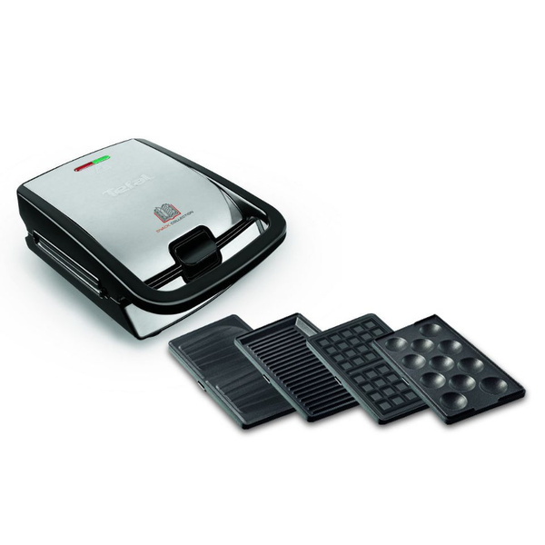 Вафельница Tefal SW854D16, черный, серебристый - купить по выгодной ...