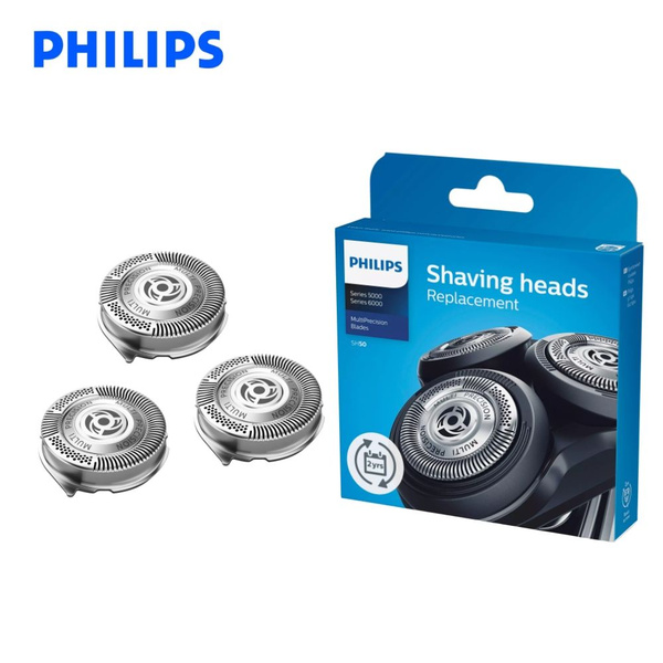 Сменные лезвия для электробритвы Philips Бритвенные головки SH50/50, 3 ...
