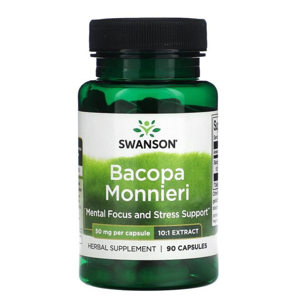 Swanson Бакопа Моньери(Bacopa Monnieri) 50 мг 90 капсул купить на OZON ...