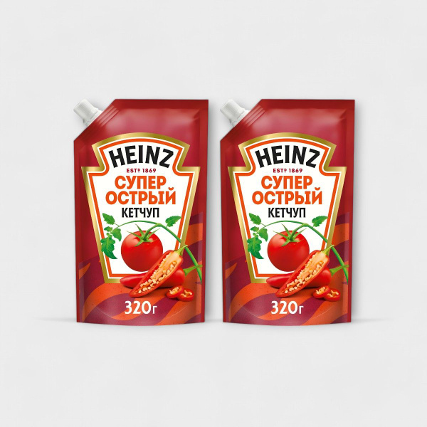 Кетчуп Heinz Супер острый, 320г х 2шт - купить с доставкой по выгодным ...