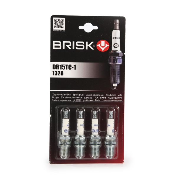Свеча зажигания ВАЗ-2110,2170,1118,2190,Vesta,XRAY (16 кл) (1,0мм) BRISK EXTRA (4шт.) !!!ПОД ЗАКАЗ !