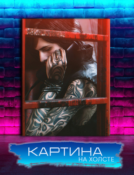 Картина на холсте Devil may cry, Девил май край, Ви (4) 61х80 см ...