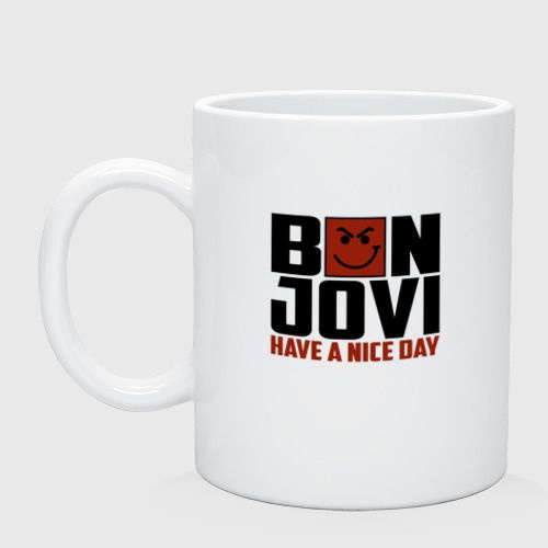 Кружка HIKOMORI "Bon Jovi, have a nice day", 335 мл - купить по ...