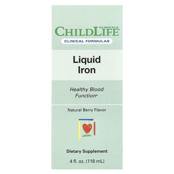 ChildLife Clinicals liquid iron, Железо для детей, 118 ml - купить с ...