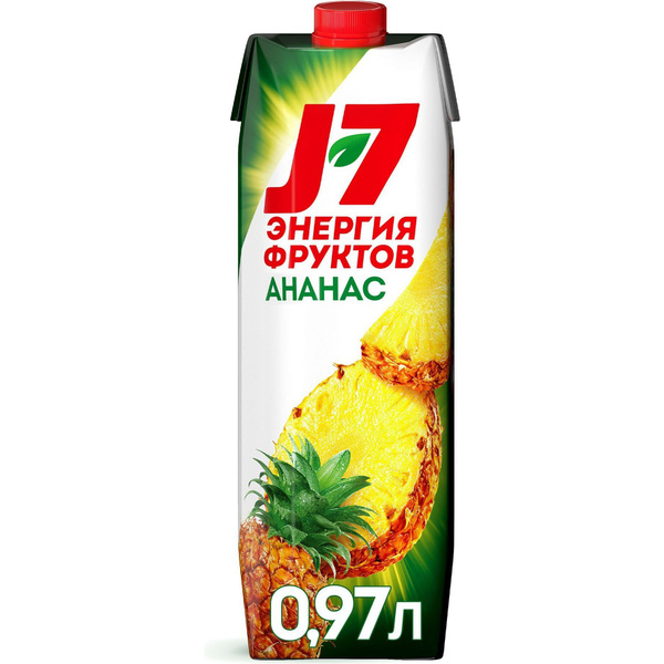 Нектар J7 ананас с мякотью 970 мл купить на OZON по низкой цене ...