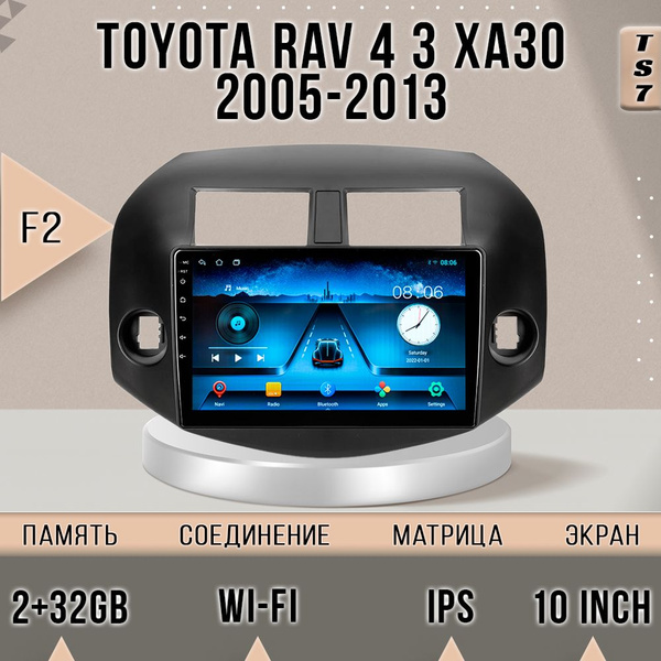 Магнитола TS7/Toyota RAV4 XA30 Тойота Рав4 2+32GB магнитола Android 10 ...