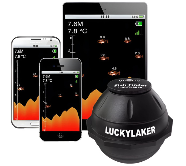 WI-FI эхолот LUCKY Smart Fish Finder FF916 купить на OZON по низкой ...