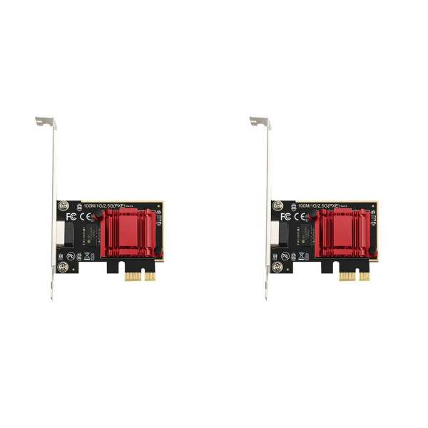 2 x 2.5G PCI-E to RJ45 сетевая карта Wifi приемник Gigabit Diskless ...