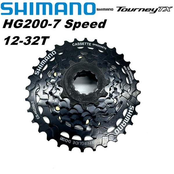 Звезда задняя (кассета) 7 скоростей 12-32Т, Shimano Tourney CS-HG200 ...