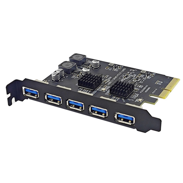 PCIE 4X to USB3.2 5-портовая карта расширения GEN2 10 Гбит/с ...