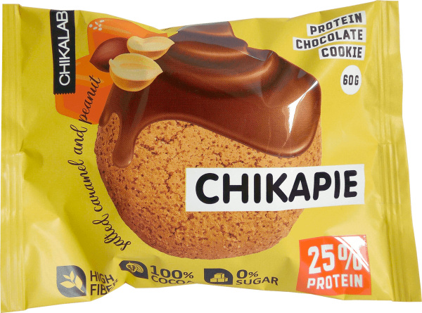 Печенье CHIKALAB глазированное арахисовое с начинкой, 60г - купить с ...