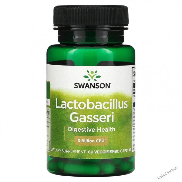 Swanson, Lactobacillus Gasseri, 3 млрд КОЕ, 60 растительных капсул,1 шт ...