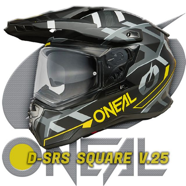 Эндуро шлем кроссовый со стеклом O'NEAL D-SRS Square V25 L(59-60 ...