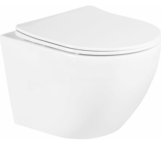 Унитаз подвесной безободковый BelBagno UNO BB3105CHR-SC BelBagno купить ...