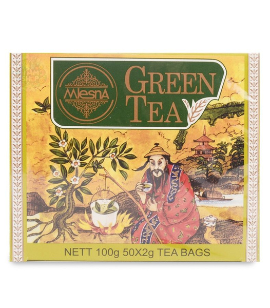 Чай зеленый Mlesna Green Tea 100 г, Шри-Ланка купить на OZON по низкой ...