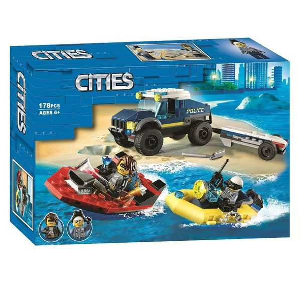 Lego Городской элитный полицейский катер 60272 купить на OZON по низкой ...