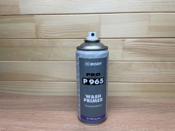 Грунт Body "965 Wash Primer", кислотный, прозрачный, аэрозоль, 400 мл ...