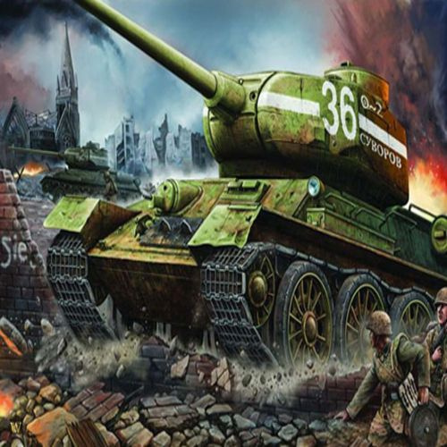 Сборная модель танка Т-34-85 мод 1944 г завода №183 купить на OZON по ...