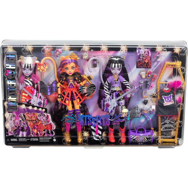 Кукла Монстр Хай Торалей, Мяулодия и Пурсефона Трио Monster High the ...