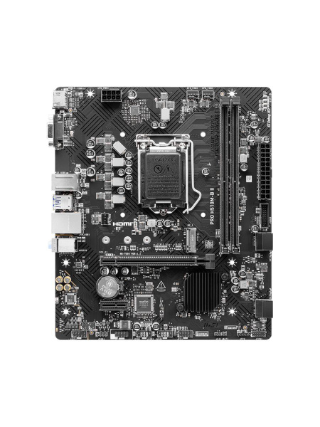 Материнская плата MSI PRO H510M-B II (LGA 1200, Intel H470, 64 ГБ, PCIE ...
