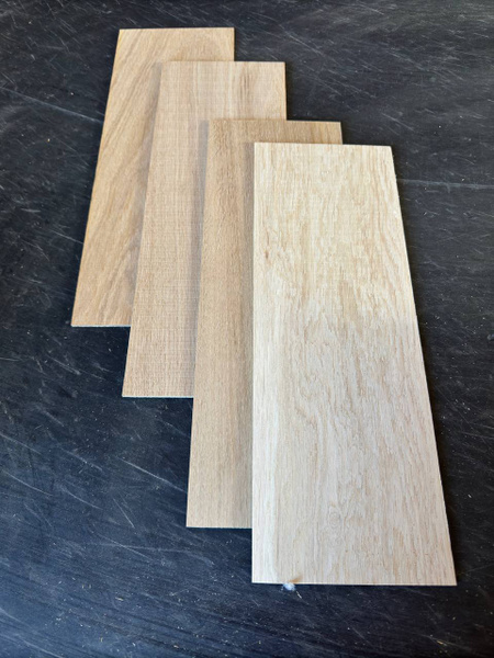 шпон( ламель) дубовый 130х4х300мм (5шт), заготовка для творчества и ...