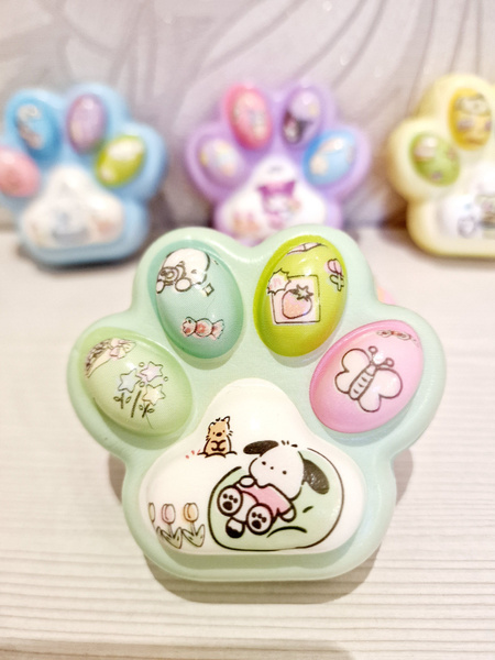 Сквиш Санрио, Лапка Почако, зеленая купить на OZON по низкой цене ...